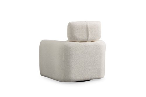 Kreslo ušiak Boston - White