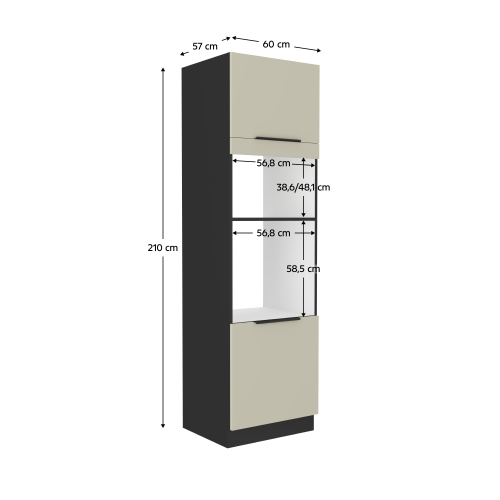 Vysoká skříňka ARAKA 60 DPM-210 2F