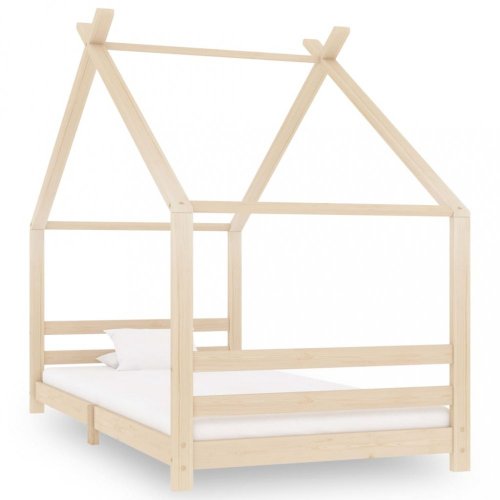 Detská posteľ 90x200 borovica Dekorhome - BAREVNÁ VARIANTA: Prírodné drevo