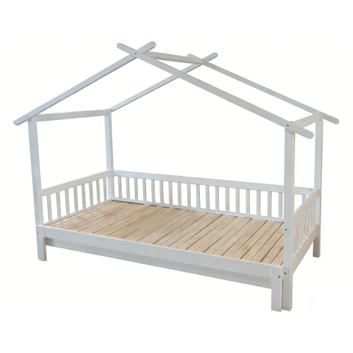 Detská Montessori posteľ KESIO s prístelkou