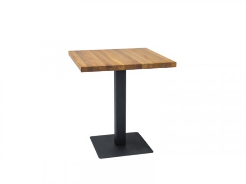 Jedálenský stôl PURO dyha - ROZMER: 70x70x76 cm