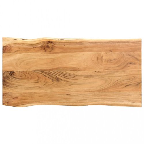 Jedálenský stôl masívne drevo / oceľ Dekorhome - ROZMER: 118x58x76 cm