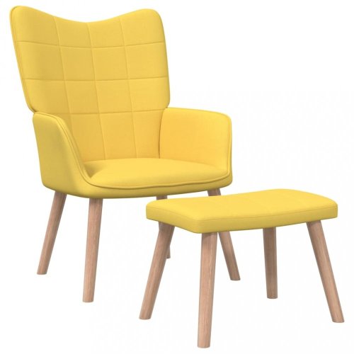 Relaxační křeslo s podnožkou látka Dekorhome