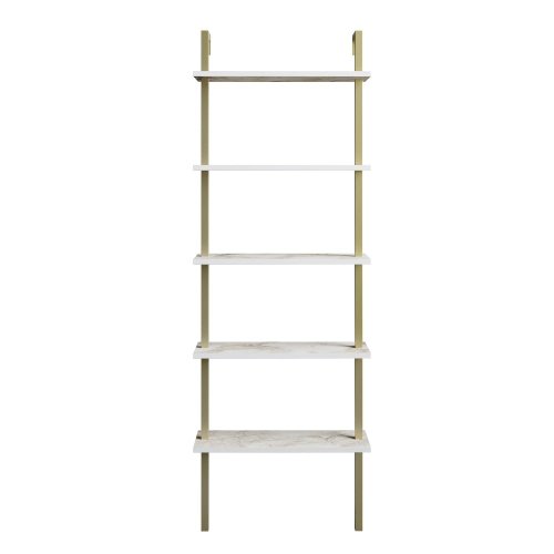 Knihovna Piante - White, Gold