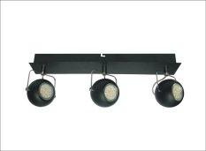 NÁSTENNÁ LAMPA TONY LED PÁSOK GU10 ČIERNA MATNÁ