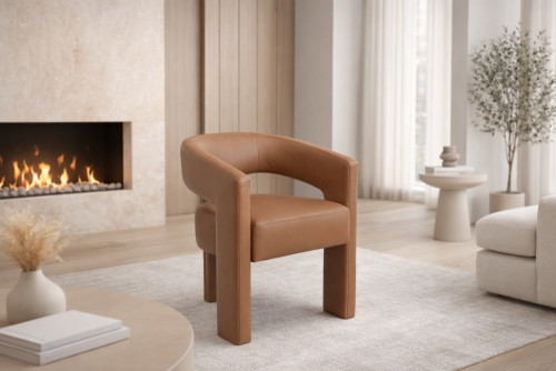 Leith LET71B-L Tapetovaná stolička