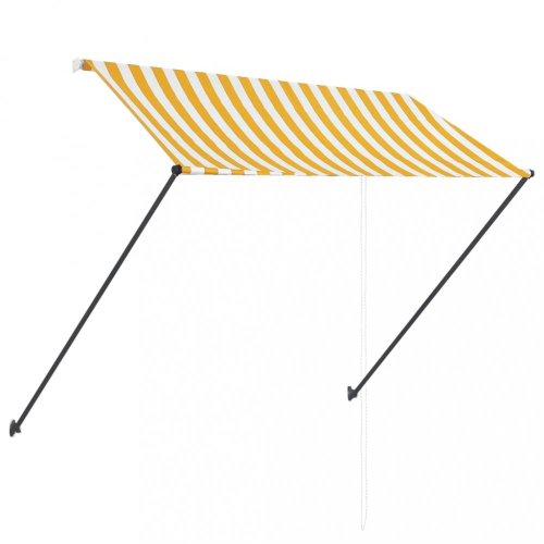 Zatahovací markýza s LED světlem 200x150 cm Dekorhome