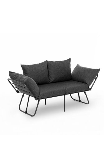 Dvojmiestna rozkladacia pohovka Viper 2-Seater - Dark Grey