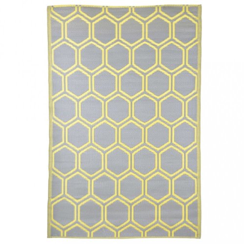 Vonkajší koberec 182 x 122 cm Dekorhome - BAREVNÁ VARIANTA: Žltá