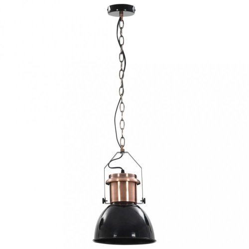 Závěsná lampa 2 ks kov Dekorhome - BAREVNÁ VARIANTA: Černá