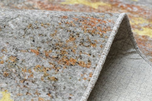 Kusový koberec Miro 51463.802 Abstraction grey / gold 80x150 cm