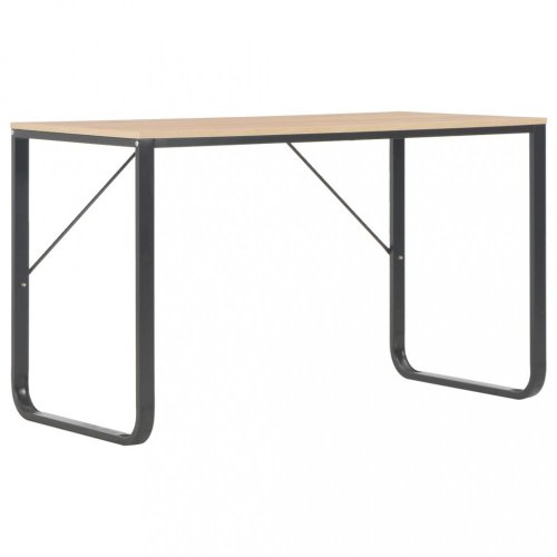Písací stôl 120x60 cm Dekorhome - BAREVNÁ VARIANTA: Čierna / dub