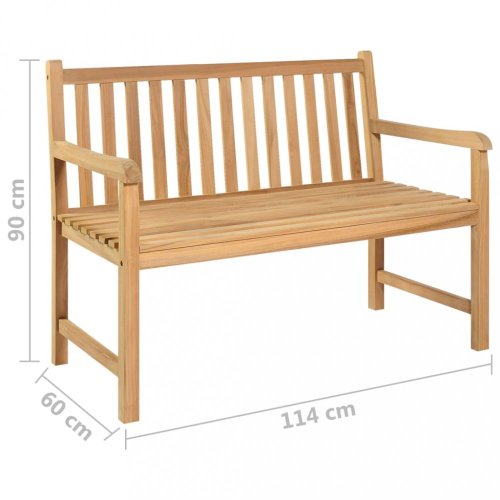Zahradní lavice masivní teak Dekorhome