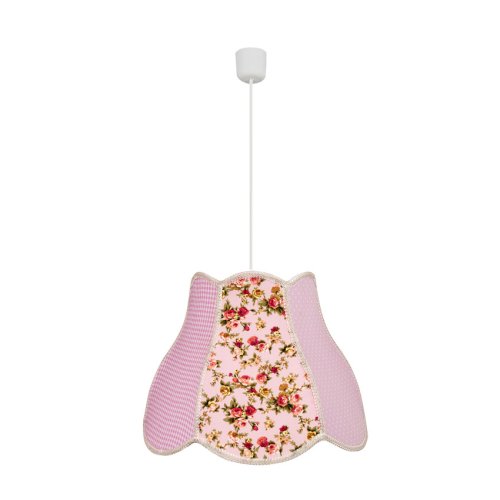 Závesná stropná lampa Zuza e27 ružová
