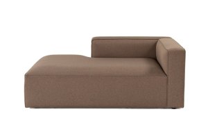 Kreslo / Jednomiestna pohovka Mora XL Chl Left - Brown