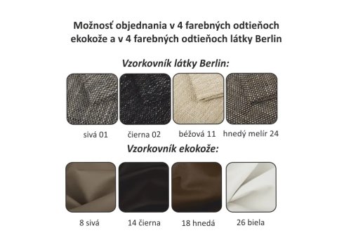 Sedací souprava rozkládací MINERVA NEW