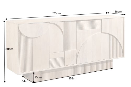 Komoda GOLIEDOR Dekorhome