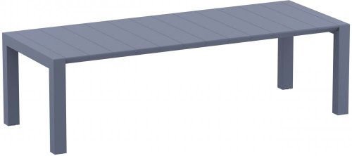Rozkládací zahradní stůl 260+40 cm - BAREVNÁ VARIANTA: Tmavě šedá