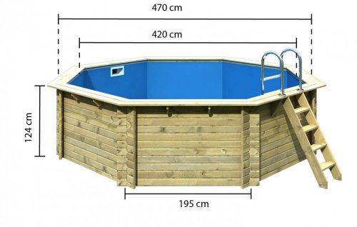 Bazén 4,7 x 4,7 m A2 KOMFORT (91849) Dekorhome