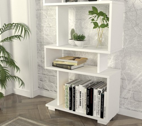 Knihovna Blok - White