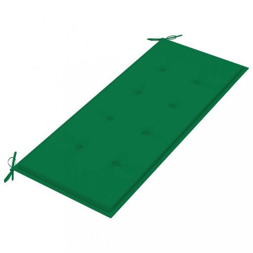 Skládací zahradní lavice s poduškou 120 cm akácie Dekorhome