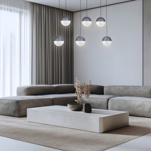 Závesná stropná lampa Apeti Furni čierna 4000K