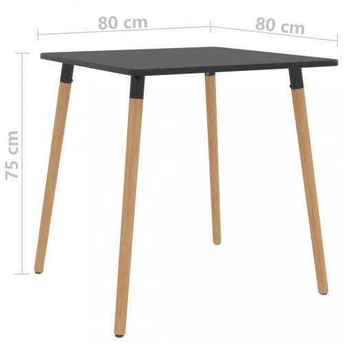 Jídelní set 2+1 buk / umělá kůže / plast Dekorhome