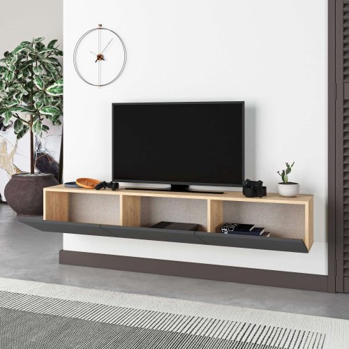 TV stolek Francy 180 - Sapphire Oak, Anthracite