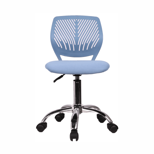 Kancelárska stolička SELVA - BAREVNÁ VARIANTA: Biela / modrá