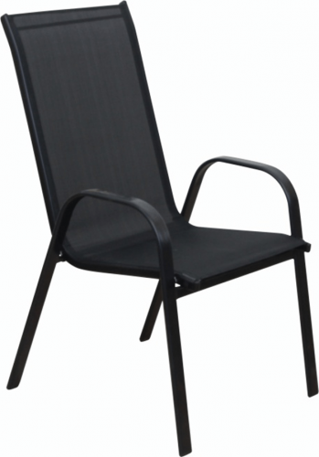 Zahradní židle XT1012C (ZWC-2429) - BAREVNÁ VARIANTA: Černá