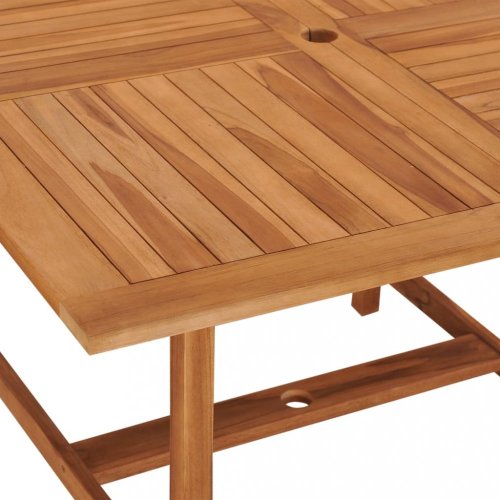 Zahradní stůl 120 x 120 x 75 cm masivní teakové dřevo