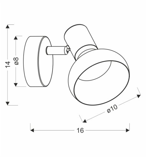 PUERTO lampa kinkiet kaszmirowy+efekt drewna 1x40W E14 klosz brązowy