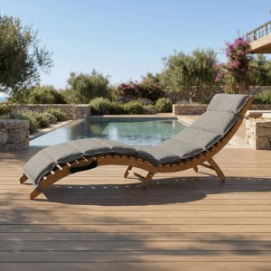 Záhradné lehátko s poduškou L1301