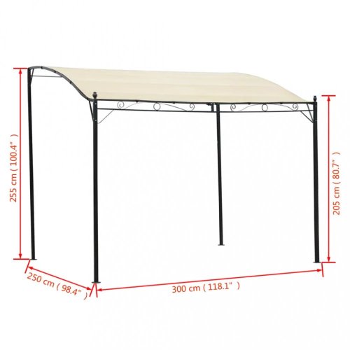 Zahradní altán 3x2,4 m Dekorhome