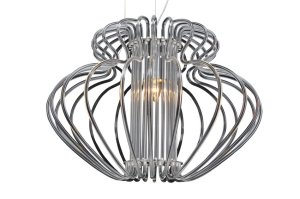 Závesná lampa biela 52x42cm Imperia