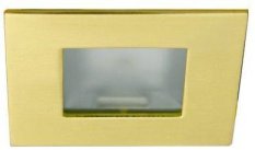 Štvorcové zlaté saténové schodiskové svietidlo G4 MS-04