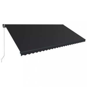 Ručne zaťahovacia markíza s LED svetlom 600x300 cm Dekorhome - POSLEDNÝ KUS