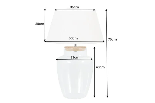 Stolní lampa ANUR Dekorhome - VÝŠKA: 58 cm