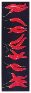 Běhoun Cook & Clean 105727 Black Red 50x150 cm