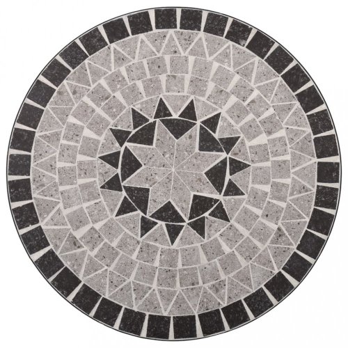 Mozaikový bistro set 3 ks keramika Dekorhome - BAREVNÁ VARIANTA: Cihlová
