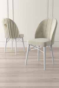 Súprava stoličiek (4 kusy) Ritim - Cream, White