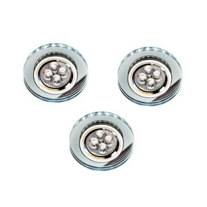 Kulaté skleněné stropní svítidlo 50W + bílá LED 2,1W SS-23