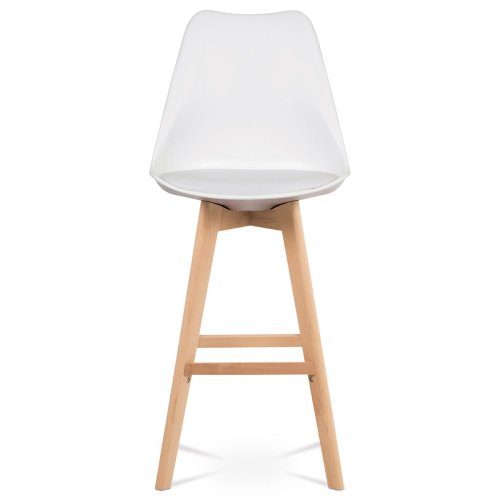 Barová židle CTB-801 - BAREVNÁ VARIANTA: Bílá
