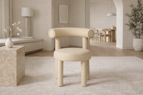 Leith LET77S-L Tapetovaná stolička