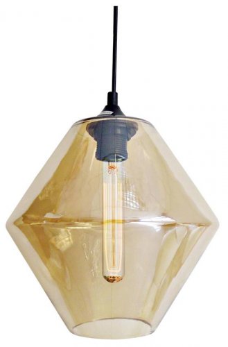 Závěsná lampa BREMEN včetně žárovky - BAREVNÁ VARIANTA: Hnědá