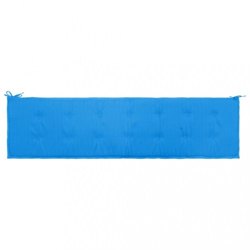 Voděodolná poduška na zahradní lavici Dekorhome - BAREVNÁ VARIANTA: Modrá