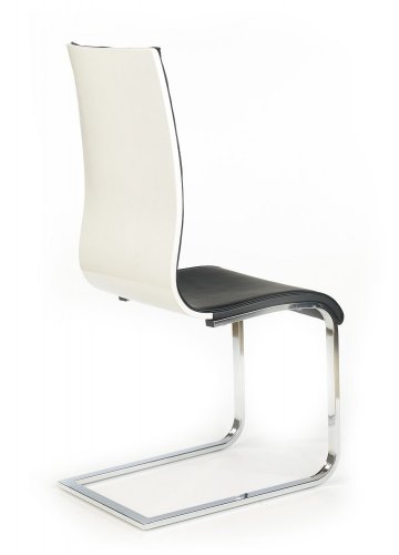 Jedálenská stolička K104 - BAREVNÁ VARIANTA: Čierna / biela