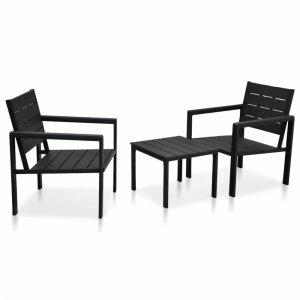Záhradný bistro set 3 ks plast Dekorhome