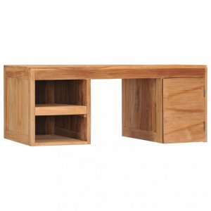 Konferenčný stolík 90x50 cm teakové drevo Dekorhome