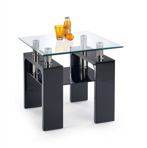 Konferenční stolek DIANA H 60x60 cm - BAREVNÁ VARIANTA: Černá